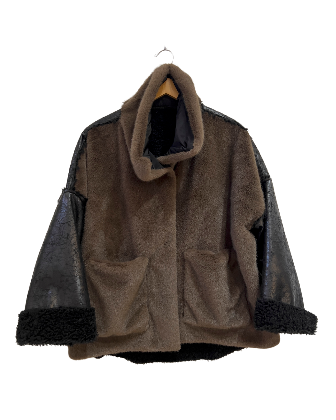 Two Tone EcoShearling Jacket