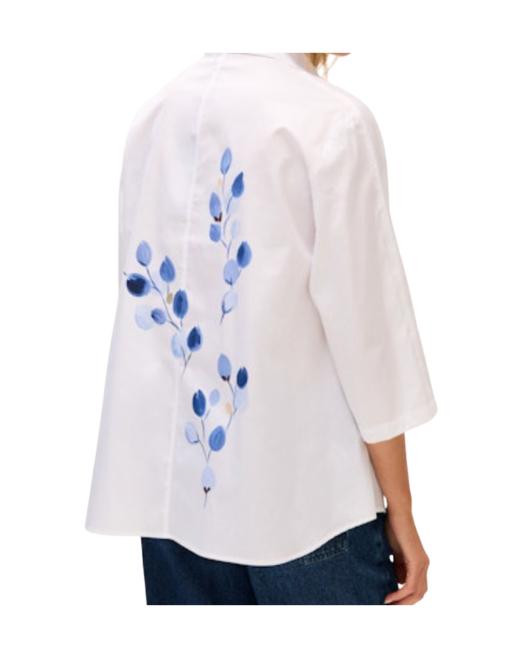 Hand Painted 3/4 Sleeve Shirt