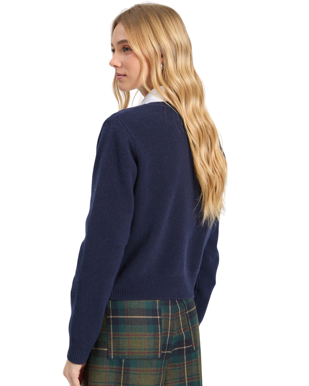 Heart Cardigan - Navy