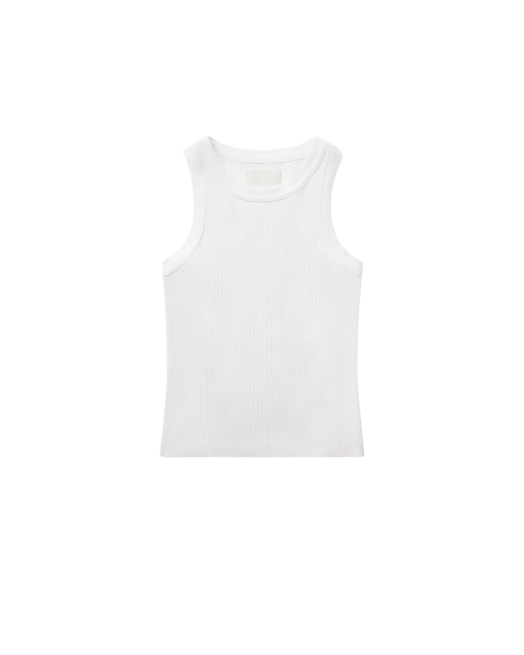Isabel Rib Tank - White