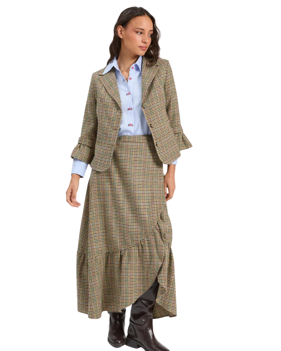 Maya Houndstooth Jacket