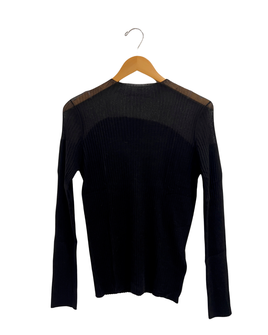 Jocelyn Cashmere w/ Sheer Yoke Top