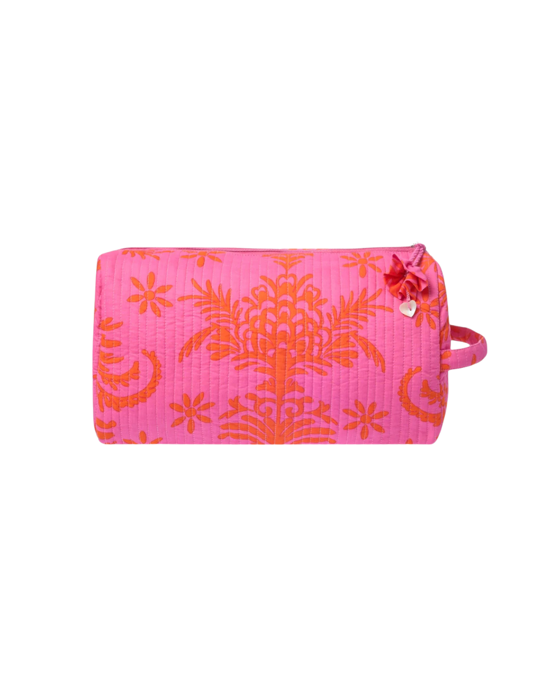 Wash Bag - Red Palm