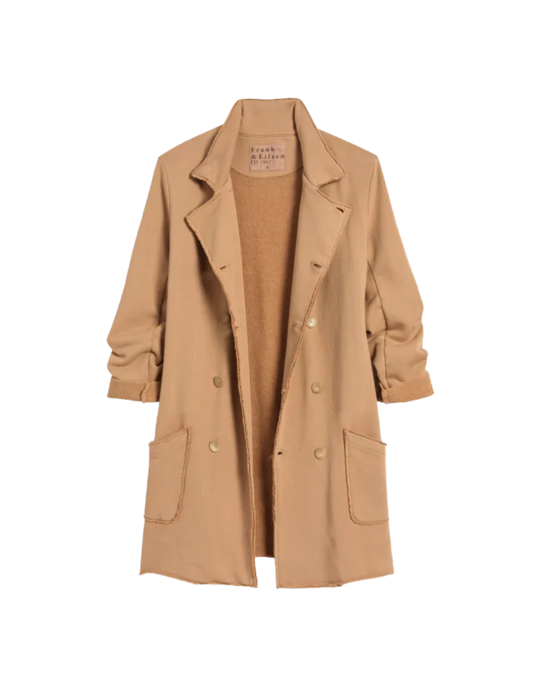 Sweatshirt Trench Coat