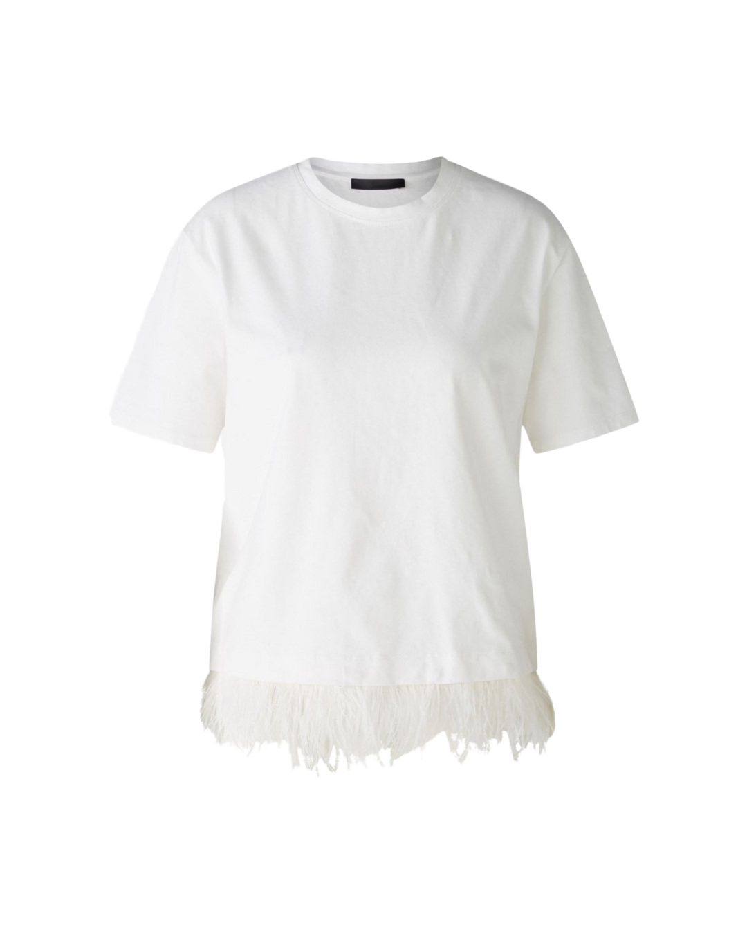 T-shirt Feather Trim